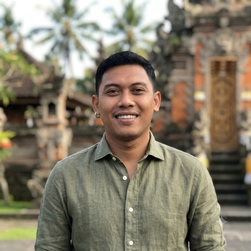 Pande, local taxi driver in Ubud, Bali